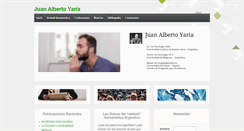 Desktop Screenshot of juanalbertoyaria.com.ar